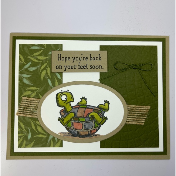 10 Handmade Get Well/Sympathy/Encouraging Stampin Up! Cards, NEW - Picture 11 of 11